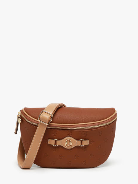 Belt Bag Lulu castagnette Brown embossed YUTH