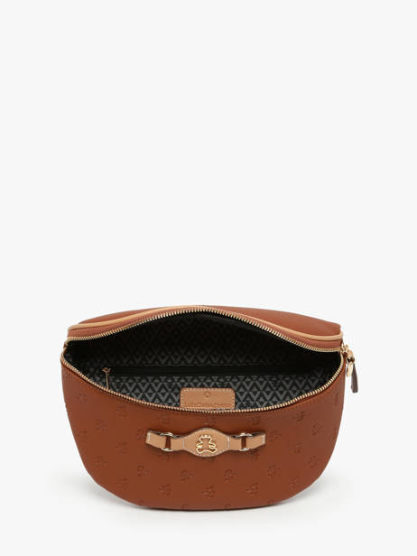 Belt Bag Lulu castagnette Brown embossed YUTH other view 2
