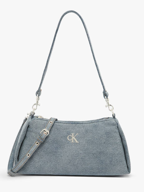 Shoulder Bag Logo Denim Cotton Calvin klein jeans Blue logo denim 4F3222G