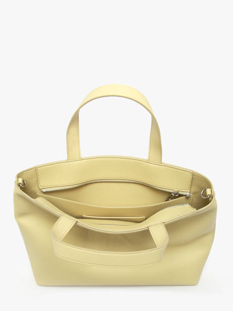 Satchel Sculpted Calvin klein jeans Yellow sculpted 4K3111G other view 2