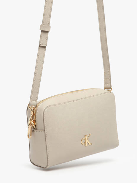 Shoulder Bag Sculpted Recycled Polyester Calvin klein jeans Beige sculpted 4K3162G other view 1