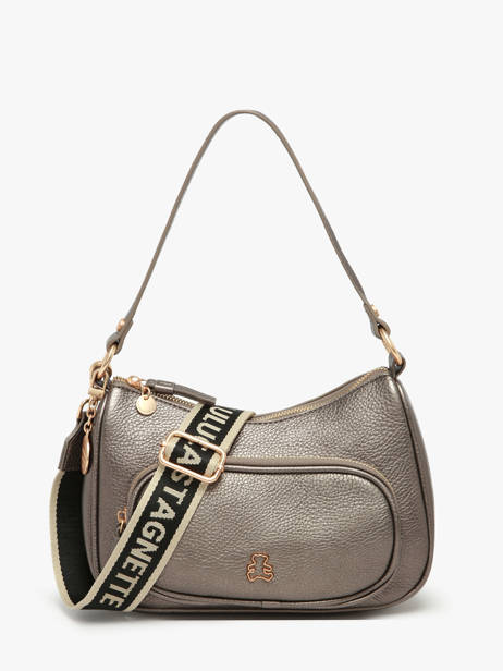 Shoulder Bag Pocket Lulu castagnette Silver pocket ZAHYNA