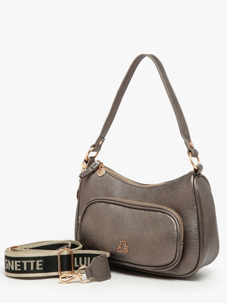 Shoulder Bag Pocket Lulu castagnette Silver pocket ZAHYNA other view 1