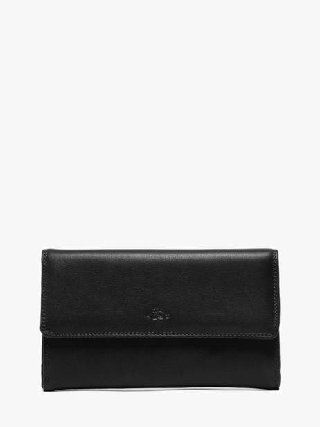 Porte-monnaie Cuir Katana Noir marina 753080