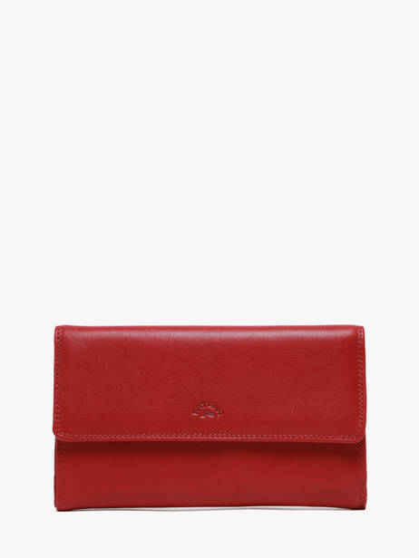 Coin Purse Leather Katana Red marina 753080