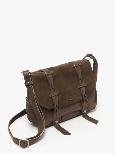Shoulder Bag Vintage Leather Mila louise Brown vintage 3677XV other view 1