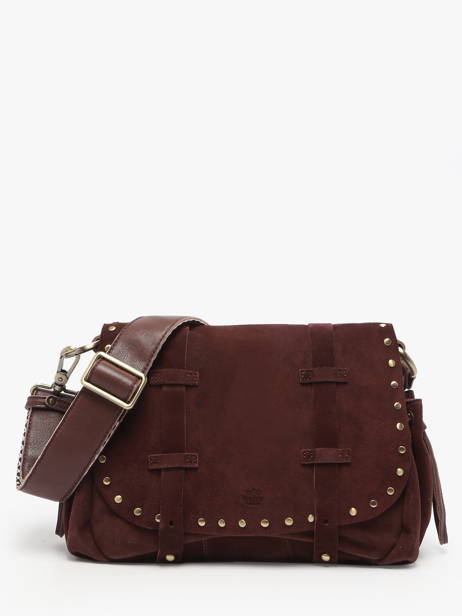 Crossbody Bag Vintage Leather Mila louise Violet vintage 3861VC