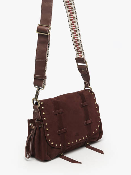 Crossbody Bag Vintage Leather Mila louise Violet vintage 3861VC other view 1