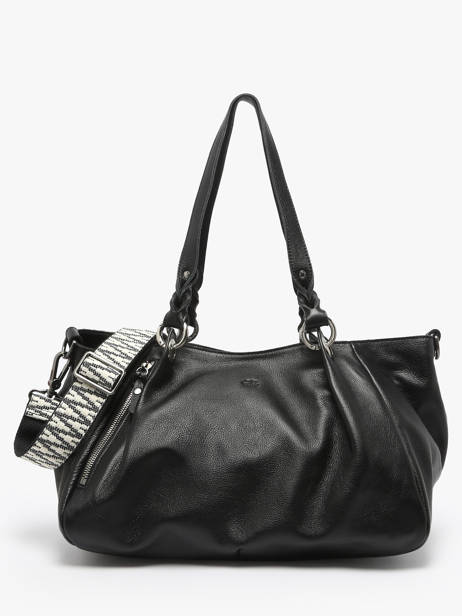 Shoulder Bag Vintage Leather Mila louise Black vintage 3826C