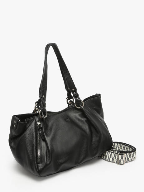 Shoulder Bag Vintage Leather Mila louise Black vintage 3826C other view 1