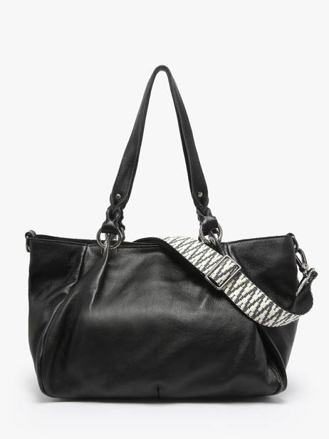 Shoulder Bag Vintage Leather Mila louise Black vintage 3826C other view 3