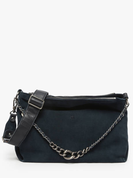 Crossbody Bag Vintage Leather Mila louise Blue vintage 3822VC