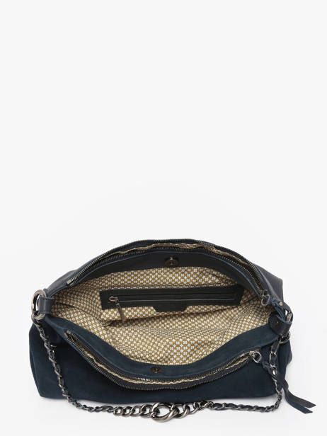 Crossbody Bag Vintage Leather Mila louise Blue vintage 3822VC other view 2