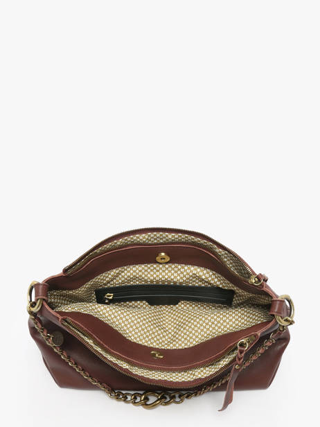 Crossbody Bag Vintage Leather Mila louise Violet vintage 3822C other view 2
