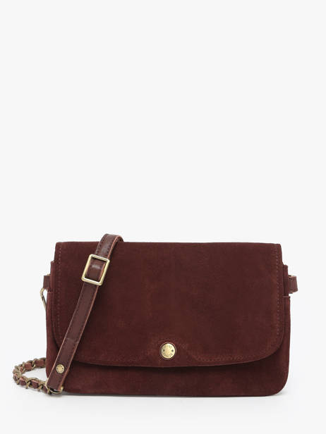 Crossbody Bag Vintage Leather Mila louise Violet vintage 3783VC
