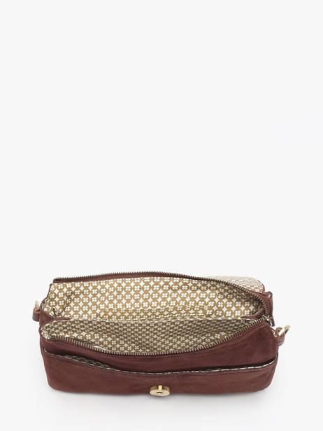 Crossbody Bag Vintage Leather Mila louise Violet vintage 3783VC other view 2