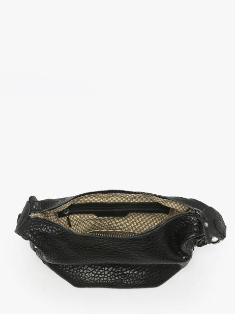 Crossbody Bag Vintage Leather Mila louise Black vintage 3485E other view 2
