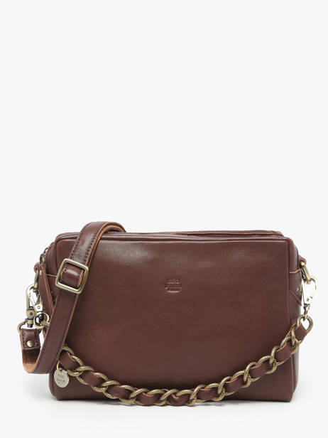 Crossbody Bag Vintage Leather Mila louise Violet vintage 23673LC