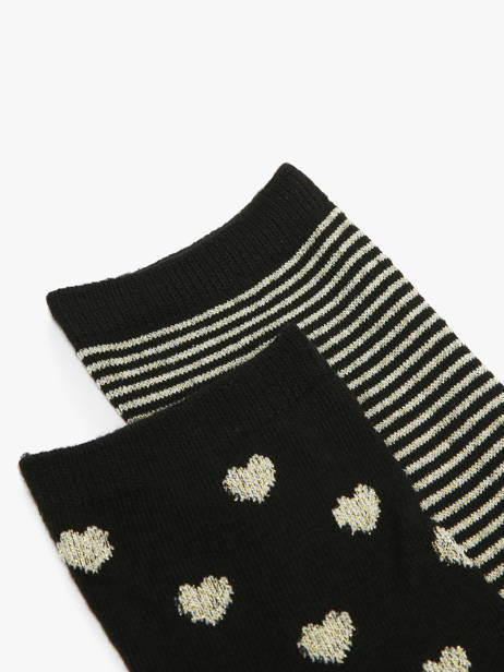 Socks Pieces Black socks women 17148832 other view 1
