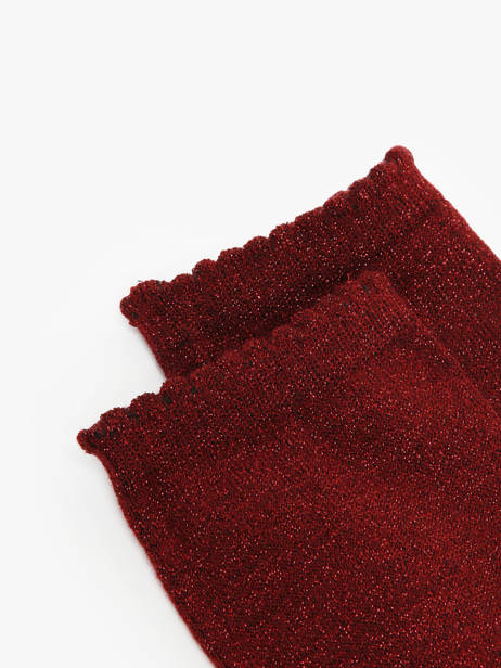 Socks Pieces Red socks women 17078534 other view 1