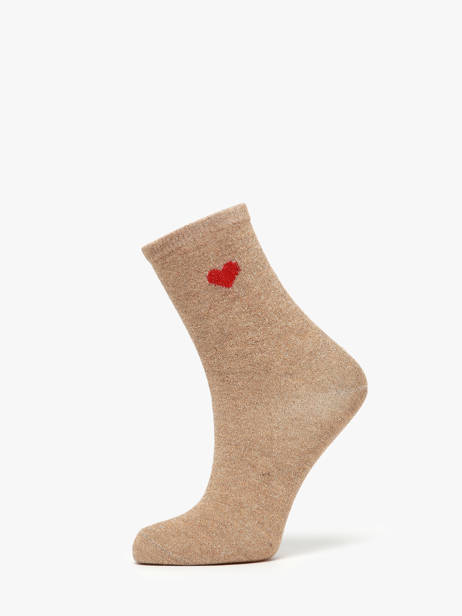 Socks Pieces Beige socks women 17159116