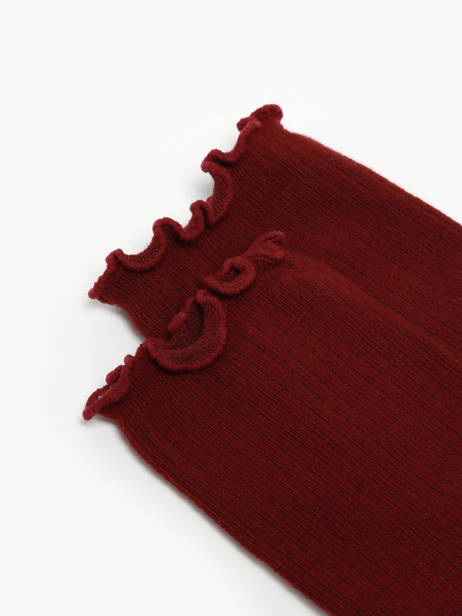 Socks Pieces Red socks women 17149458 other view 1