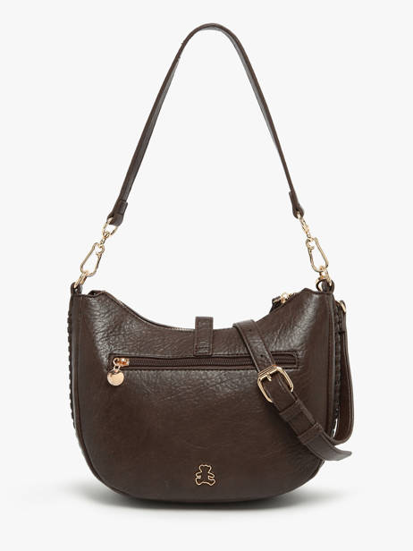 Shoulder Bag Bride Lulu castagnette Brown bride ZAYDEN other view 3