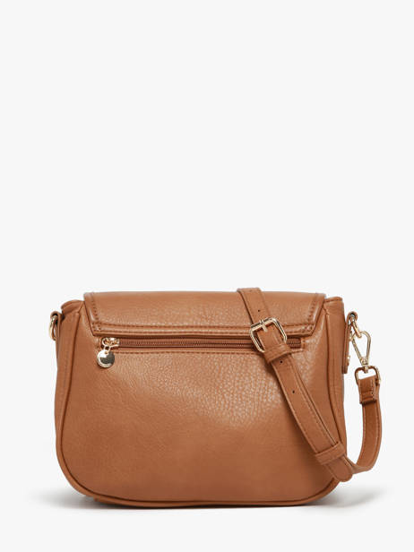 Shoulder Bag Zip Lulu castagnette Brown zip ZAHAR other view 3