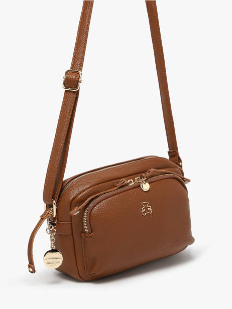 Shoulder Bag Zip Lulu castagnette Brown zip ZITA other view 1