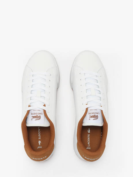 Boots In Leather Lacoste White men SMA0051 other view 3