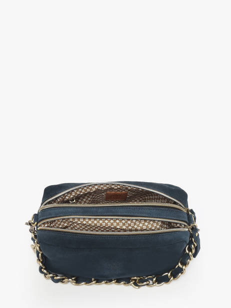 Shoulder Bag Vintage Leather Mila louise Blue vintage 23673V other view 3