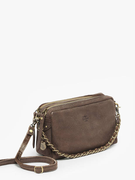 Crossbody Bag Vintage Leather Mila louise Brown vintage 23673XSX other view 2
