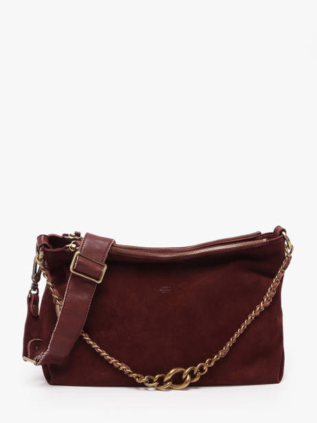 Crossbody Bag Vintage Leather Mila louise Brown vintage 3822VC