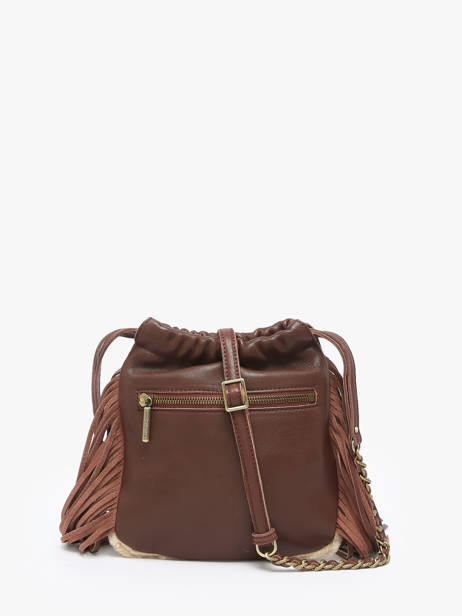 Shoulder Bag Vintage Leather Mila louise Brown vintage 3812TC other view 4
