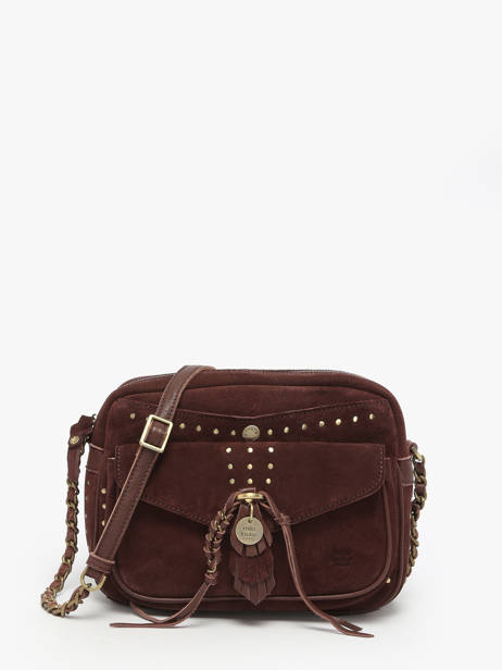 Shoulder Bag Vintage Leather Mila louise Brown vintage 3327VC