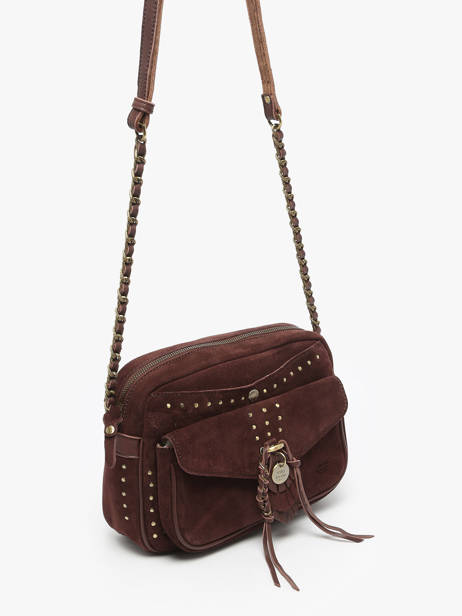 Shoulder Bag Vintage Leather Mila louise Brown vintage 3327VC other view 2