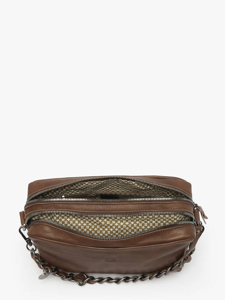 Crossbody Bag Vintage Leather Mila louise Brown vintage 23673LC other view 3