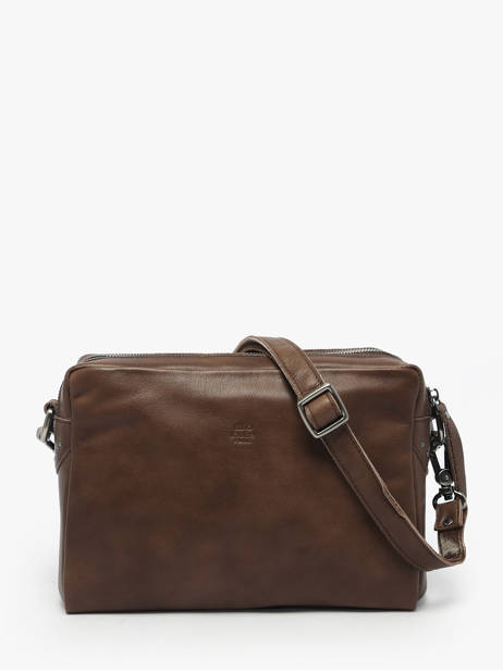 Crossbody Bag Vintage Leather Mila louise Brown vintage 23673LC other view 4