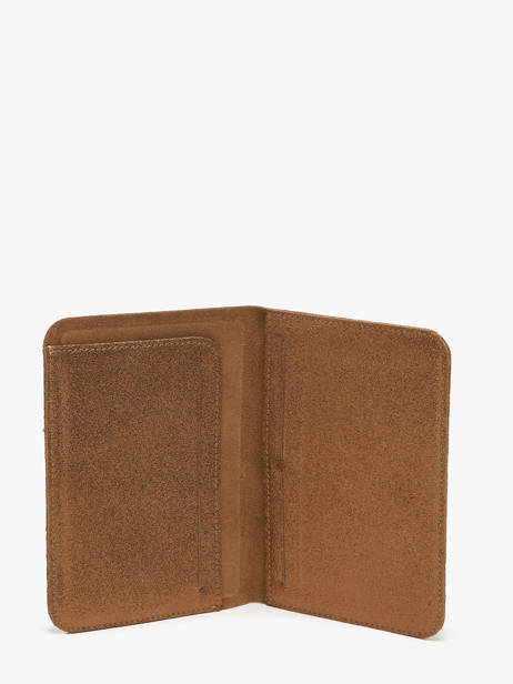 Vintage Leather Passport Holder Mila louise Brown vintage 3364X other view 1
