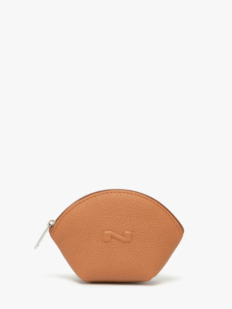 Leather Coin Purse Nathan baume Brown original n 340N