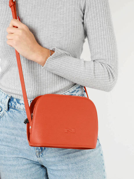 Leather Lilou Crossbody Bag Nathan baume Orange egee 2 other view 1