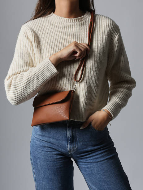 Shoulder Bag Grained Miniprix Brown grained H9158 other view 1