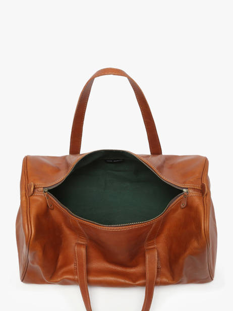 Travel Bag Vintage Paul marius Brown vintage CABINE other view 3