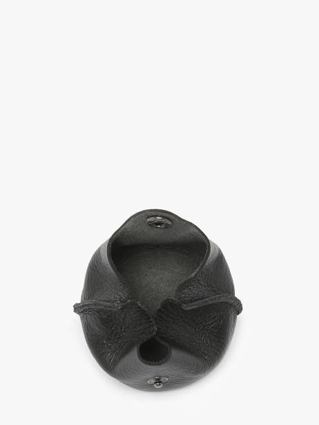 Coin Purse Leather Paul marius Black vintage ESCARCEL other view 1