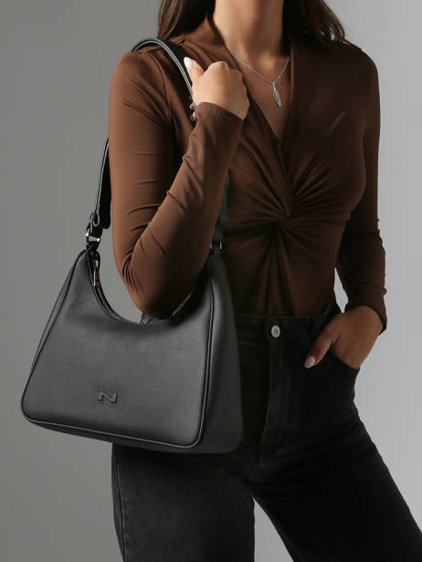 Leather Manaus Shoulder Bag Nathan baume Black brasil 2 other view 1