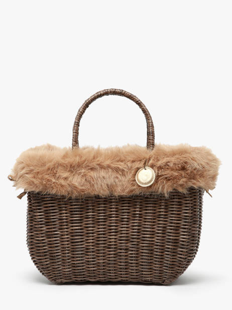 Shopping Bag Doudou Le voyage en panier Brown doudou M