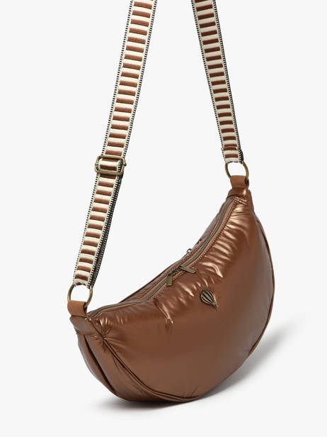 Shoulder Bag Doudoune Le voyage en panier Brown doudoune AHP230 other view 2
