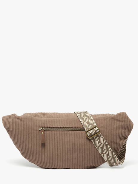 Belt Bag Le voyage en panier Brown velours AHP244 other view 4