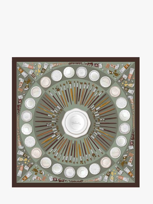 Longchamp Soie gots Scarves Multicolor