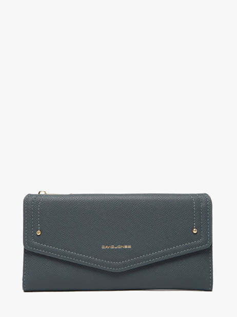Wallet David jones Blue saffiano P164